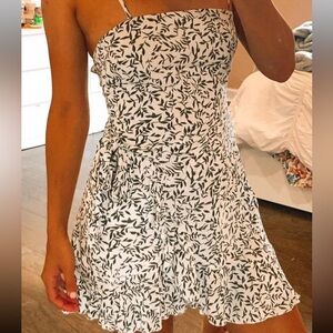 Princess Polly mini Olive Garden wrap dress